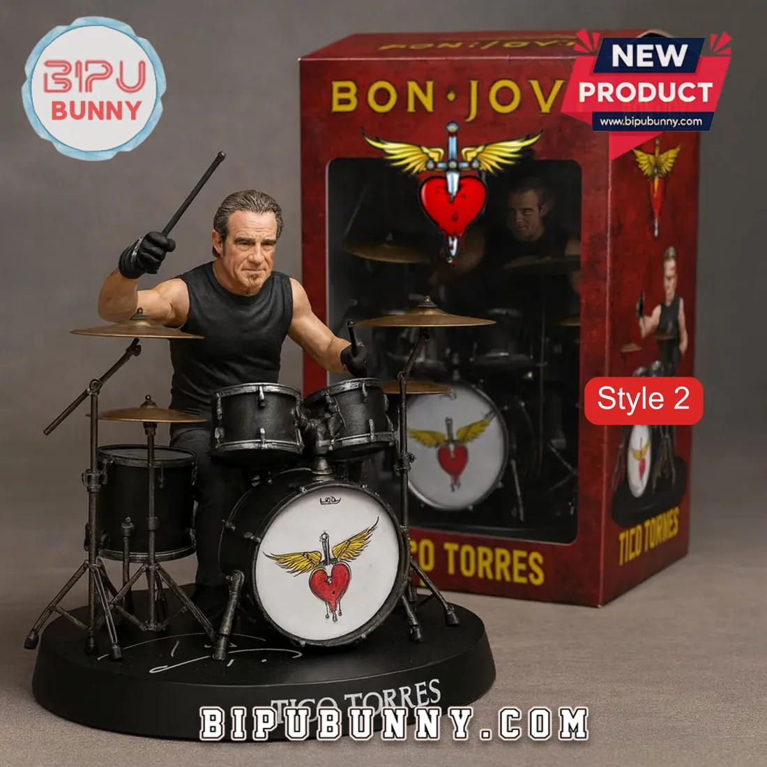 Bon Jovi Sculpted Resin Band Member Acrylic Plaque Bon Jovi Sculpted Resin Band Member Acrylic Plaque