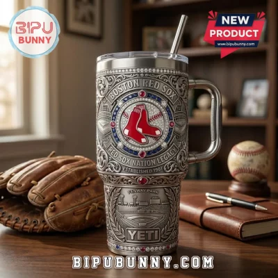 Boston Red Sox Embossed Stainless Steel 40oz Tumbler