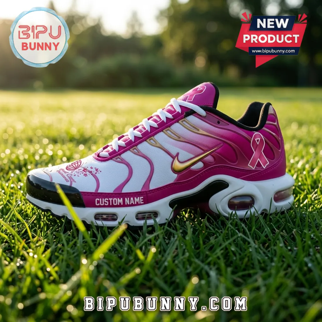 Breast Cancer Awareness Custom Name Air Max Plus Shoes Breast Cancer Awareness Custom Name Air Max Plus Shoes