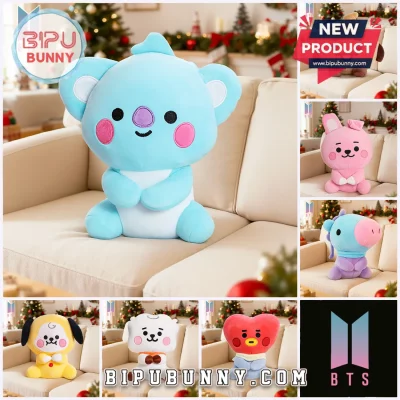 BT21 BTS Cartoon Animal Stuffed Plush Pillow