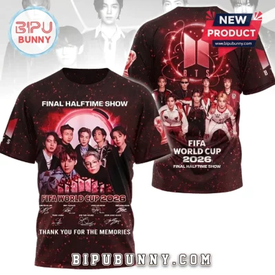 BTS 2026 FIFA World Cup Memorial T-Shirt BTS 2026 FIFA World Cup Memorial T-Shirt
