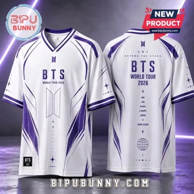 BTS Beyond The Stage 2026 Purple White Jersey BTS Beyond The Stage 2026 Purple White Jersey