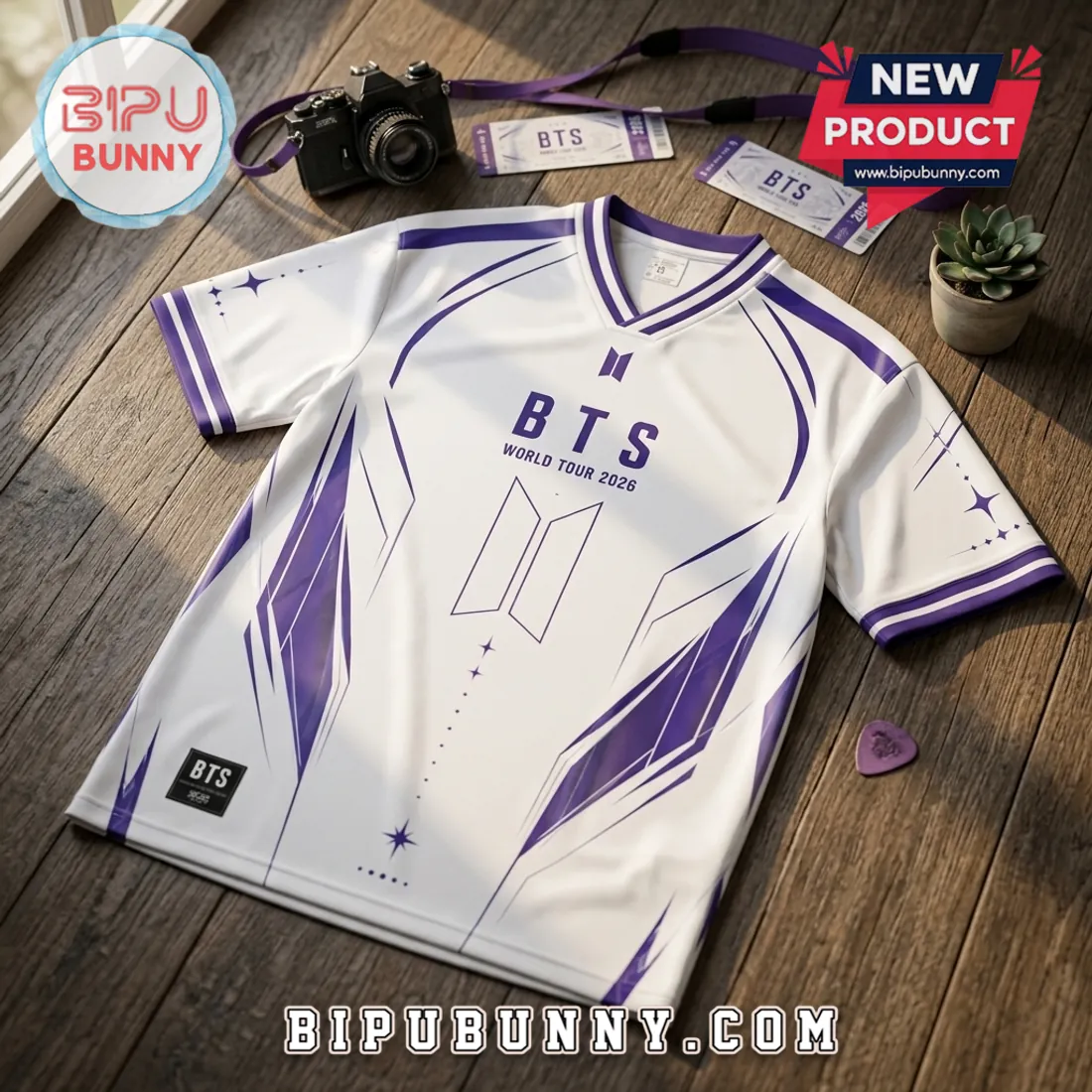 BTS Beyond The Stage 2026 Purple White Jersey