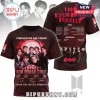 BTS Members Forever Young Thank You For The Memories T-Shirt featuring tour dates, group portraits, and signatures.