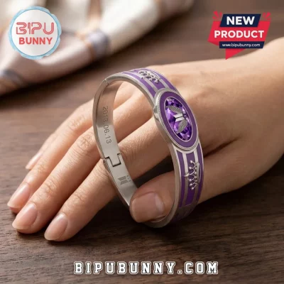 BTS x ARMY Purple Crystal Stainless Steel Bracelet BTS x ARMY Purple Crystal Stainless Steel Bracelet