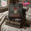 Canada Strong Mountain Paw Print Charcoal Sweatshirt featuring a red maple leaf, mountain range, and paw print graphic.