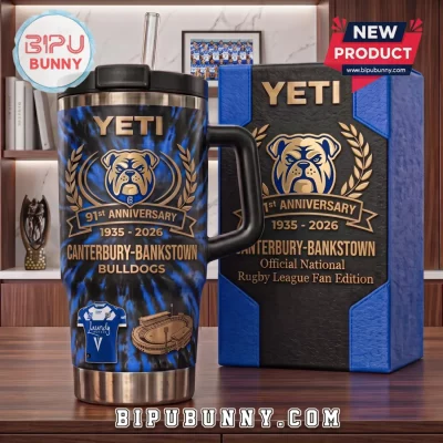 Canterbury-Bankstown Bulldogs 91st Anniversary YETI Handle Tumbler