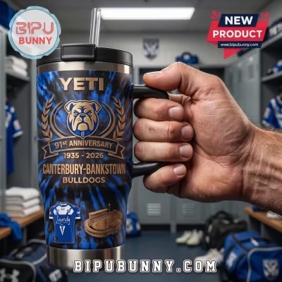 Canterbury-Bankstown Bulldogs 91st Anniversary YETI Handle Tumbler