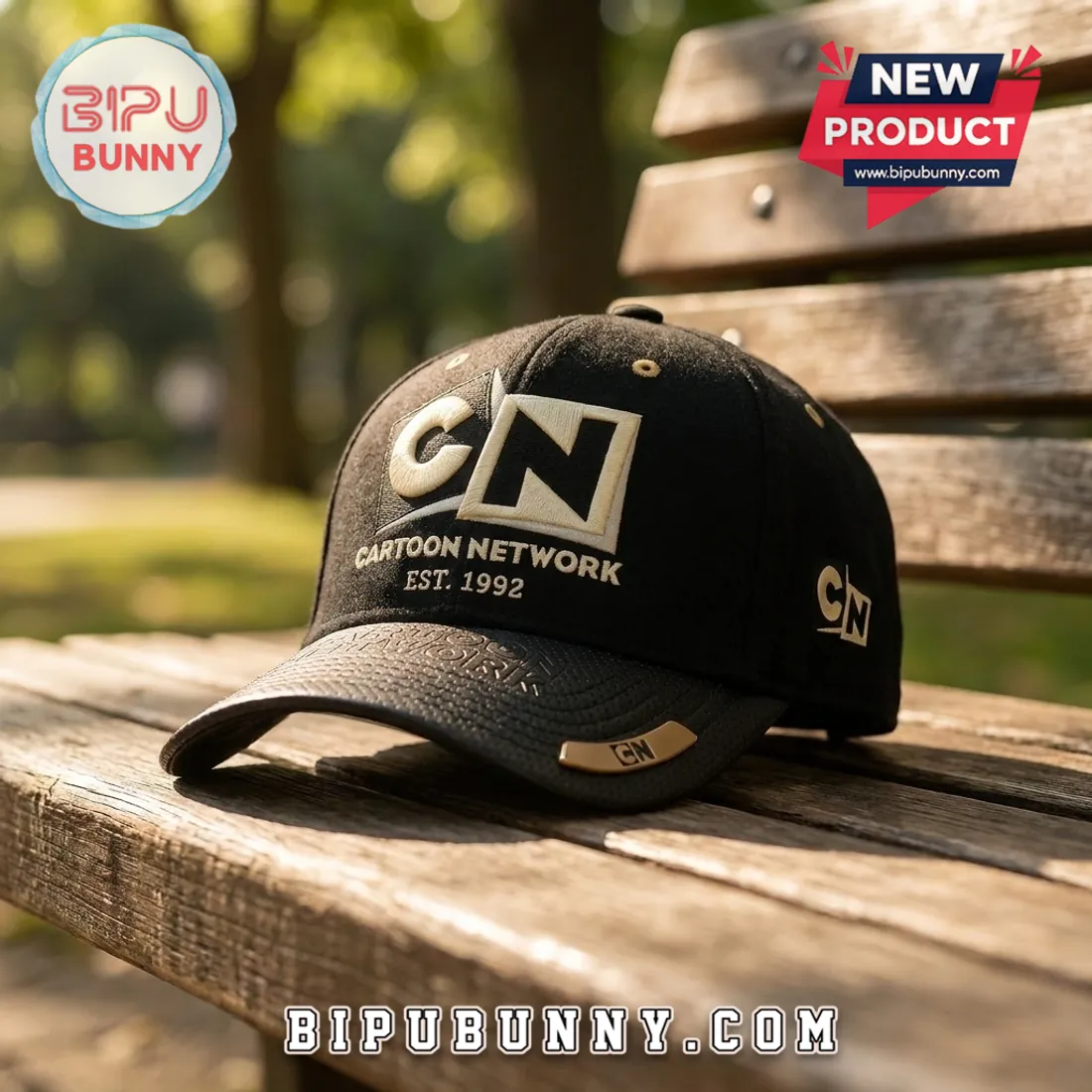 Cartoon Network EST 1992 Black Baseball Cap Cartoon Network EST 1992 Black Baseball Cap