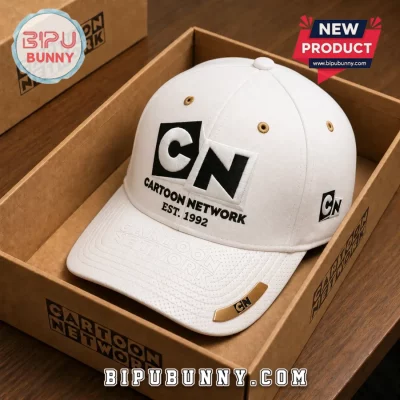 Cartoon Network EST 1992 White Baseball Cap