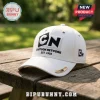 Cartoon Network EST 1992 white baseball cap featuring a black CN logo, structured crown, and a gold metal side accent.