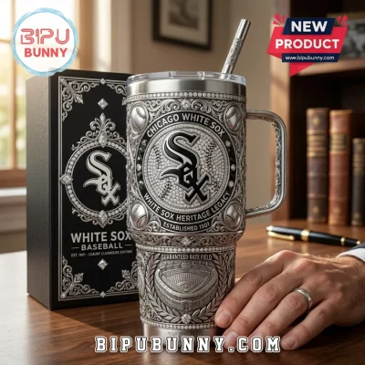 Chicago White Sox Engraved Stainless Steel 40oz Tumbler