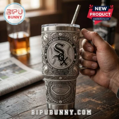 Chicago White Sox Engraved Stainless Steel 40oz Tumbler