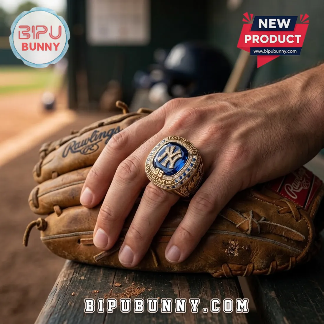 Cody Bellinger New York Yankees MVP Edition Commemorative Ring Cody Bellinger New York Yankees MVP Edition Commemorative Ring