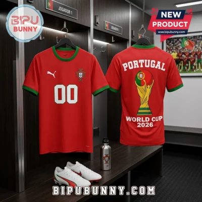 Cristiano Ronaldo Portugal 2026 World Cup Red Shirt
