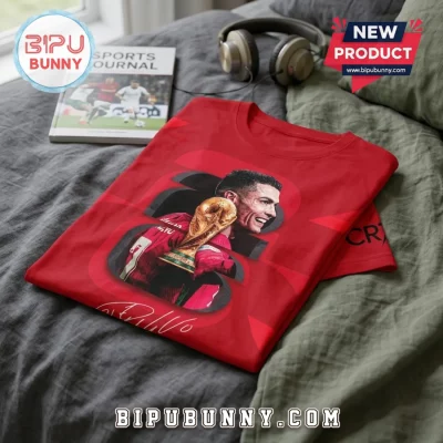 Cristiano Ronaldo Portugal 2026 World Cup Red T-Shirt