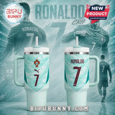 Cristiano Ronaldo Portugal 40 OZ Stainless Steel Tumbler