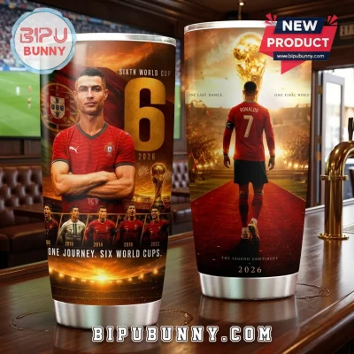 Cristiano Ronaldo Portugal National Team 2026 Stainless Steel Tumbler