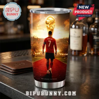 Cristiano Ronaldo Portugal National Team 2026 Stainless Steel Tumbler