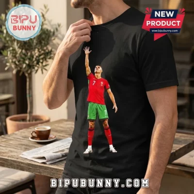 Cristiano Ronaldo Portugal National Team Black T-Shirt