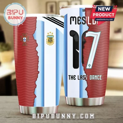 Cristiano Ronaldo x Lionel Messi The Last Dance Stainless Steel Tumbler