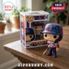 Curtis Mead Boston Red Sox Funko Pop Vinyl Figure with blue and red helmet standing in front of its branded box.