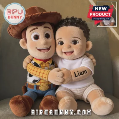 Custom Liam Woody Cowboy Shaped Plush Pillow