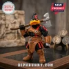 Daffy Duck × Kratos Collectible Acrylic Plaque featuring the cartoon duck dressed as the God of War holding a Leviathan axe.