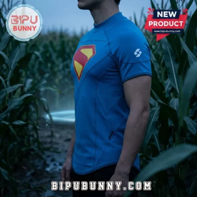 DC Comics Superman Blue Compression T-Shirt