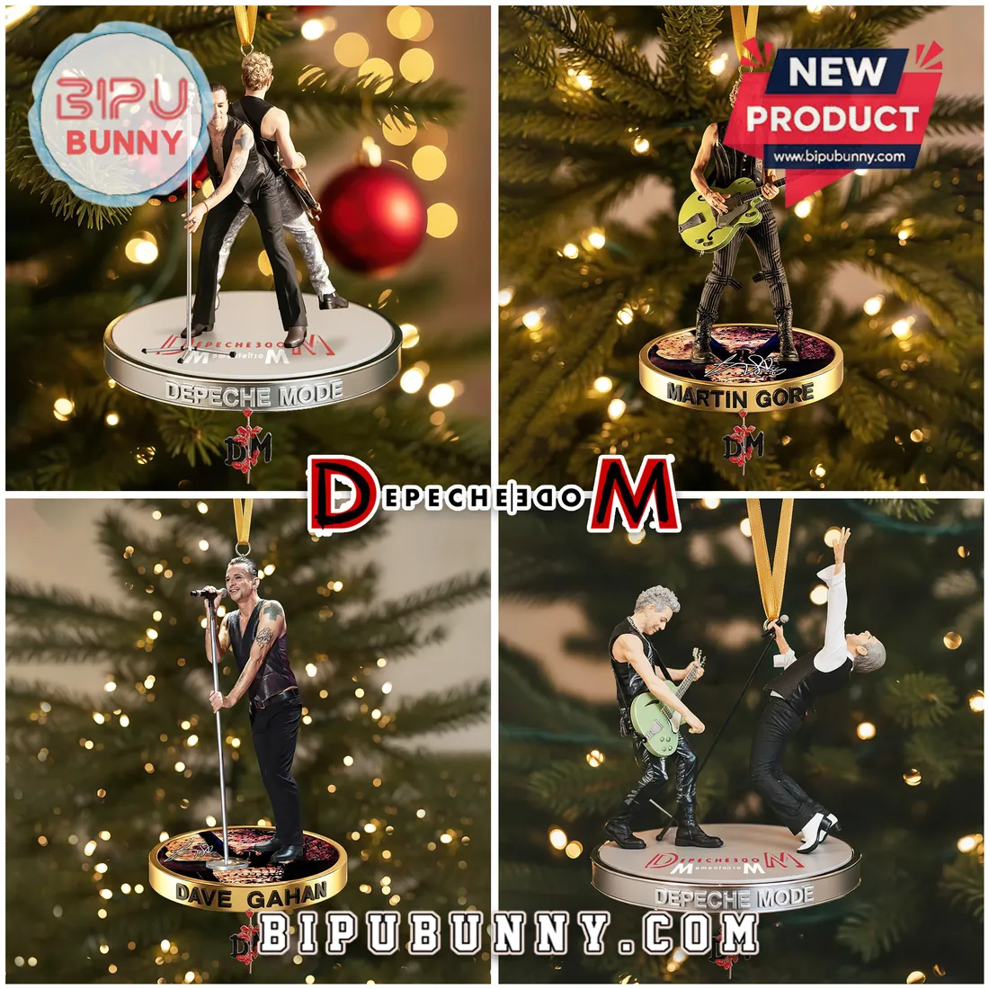 Depeche Mode 2026 Christmas Ornament Depeche Mode 2026 Christmas Ornament