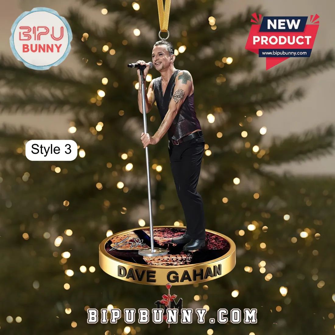 Depeche Mode 2026 Christmas Ornament Depeche Mode 2026 Christmas Ornament