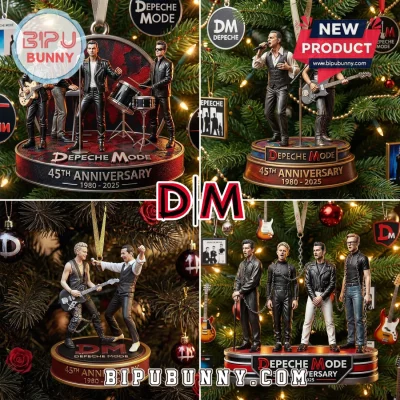Depeche Mode 45th Anniversary Christmas Ornament