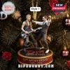 Depeche Mode 45th Anniversary Christmas Ornament featuring Martin Gore and Dave Gahan figures on a commemorative base.