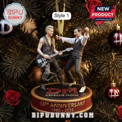 Depeche Mode 45th Anniversary Christmas Ornament
