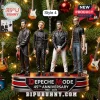 Depeche Mode 45th Anniversary Christmas ornament featuring four band member figurines connected by metal chains on a base.