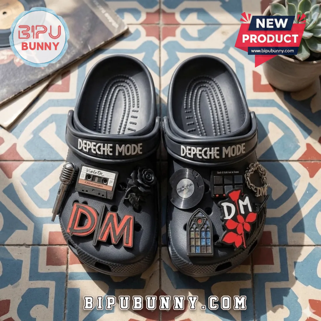 Depeche Mode Limited Edition Crocs With Charms Depeche Mode Limited Edition Crocs With Charms
