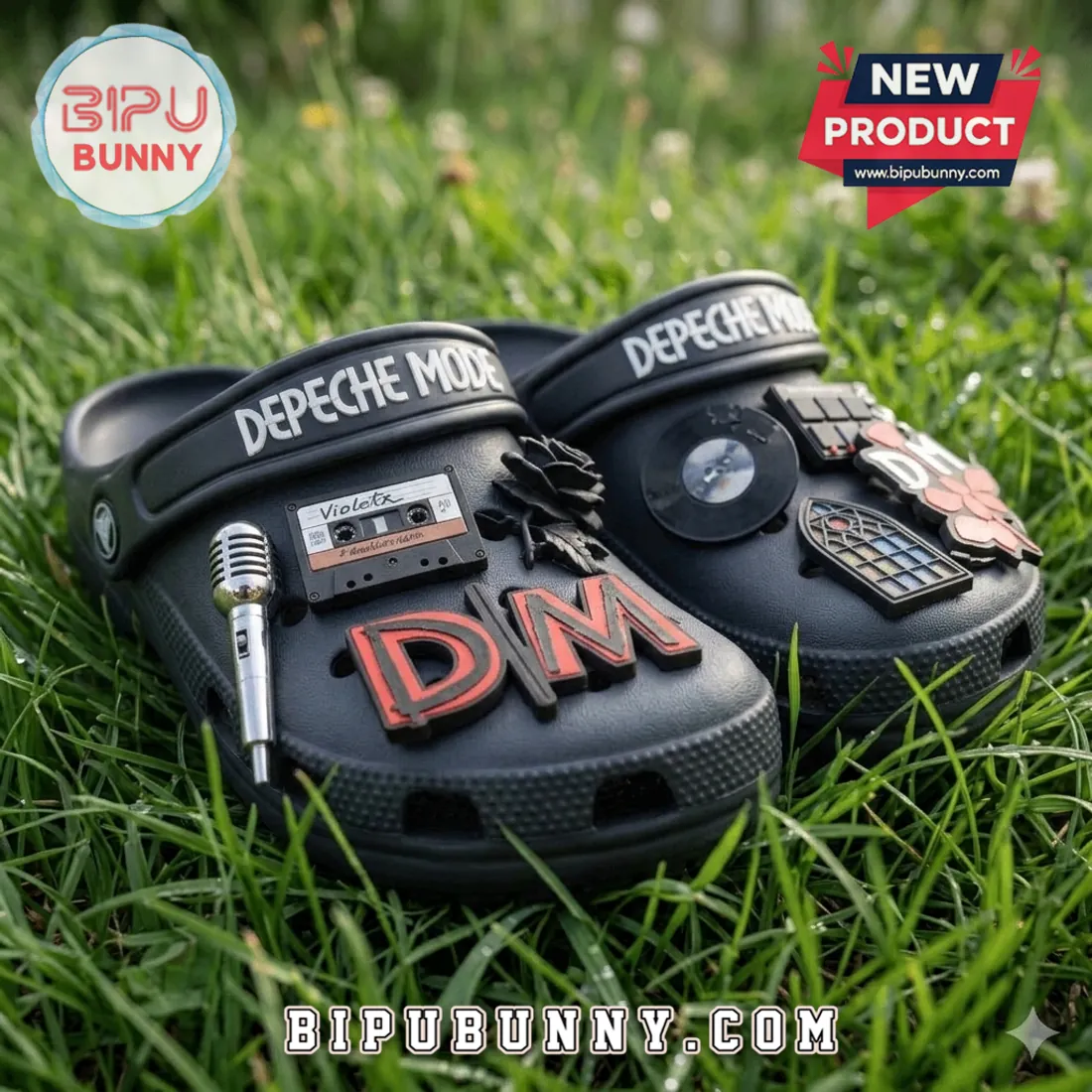 Depeche Mode Limited Edition Crocs With Charms Depeche Mode Limited Edition Crocs With Charms