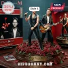 Depeche Mode Violator Era Premium Acrylic Plaque featuring band member figurines, red roses, and a base plaque display.