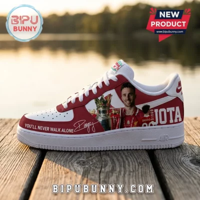 Diogo Jota Liverpool FC Custom Air Force 1 Sneakers