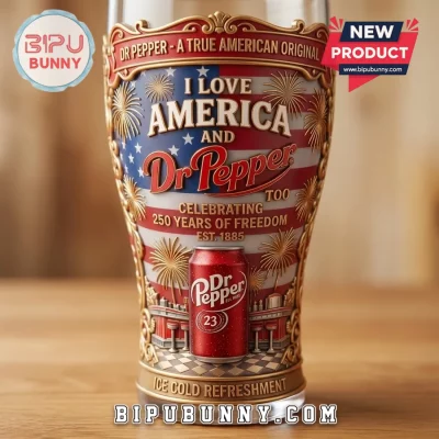 Dr Pepper 250 Years of Freedom Beer Glass