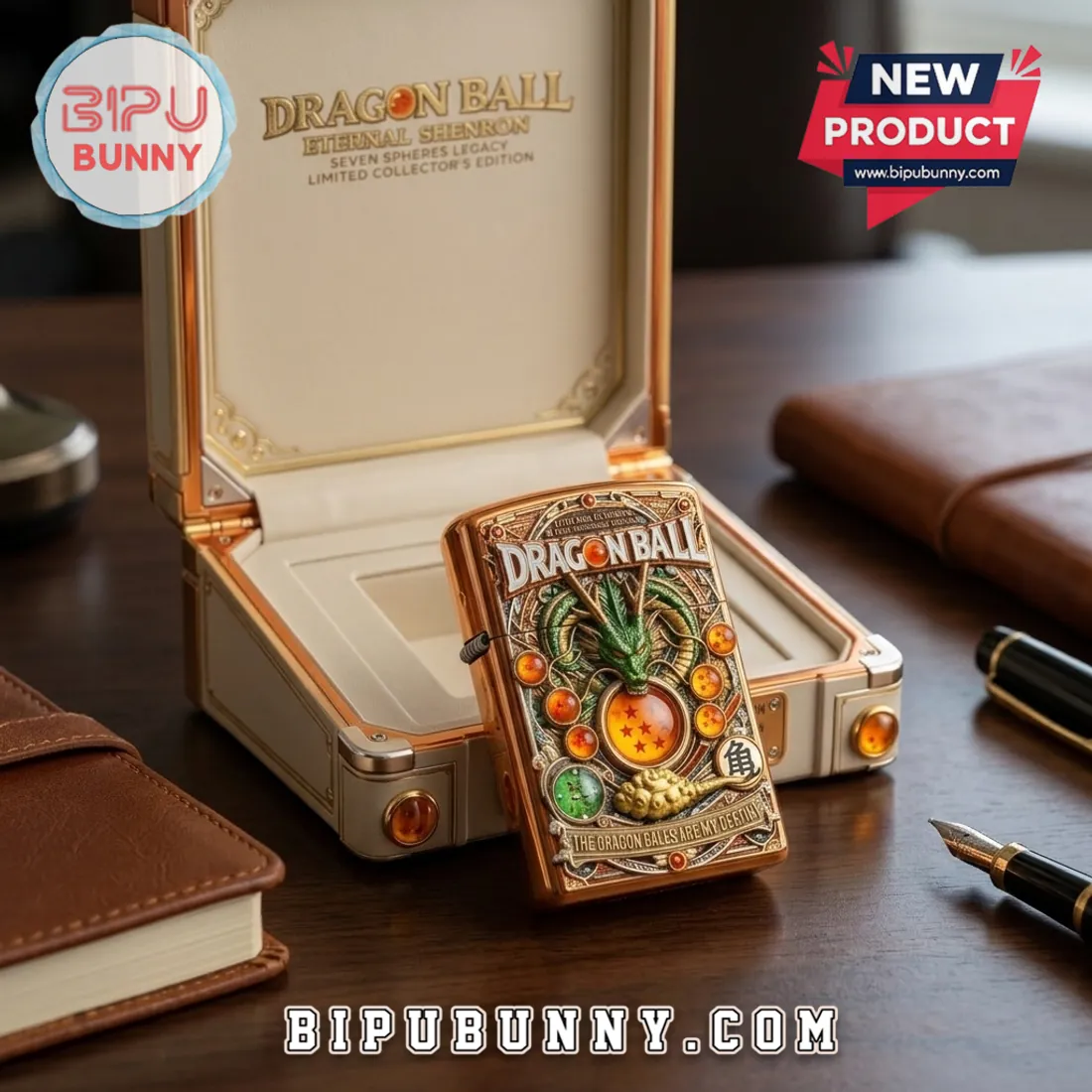 Dragon Ball Shenron Embossed Metal Limited Edition Lighter Case Dragon Ball Shenron Embossed Metal Limited Edition Lighter Case