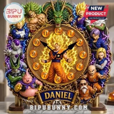 Dragon Ball Z Character Custom Sculpted Wall Clock