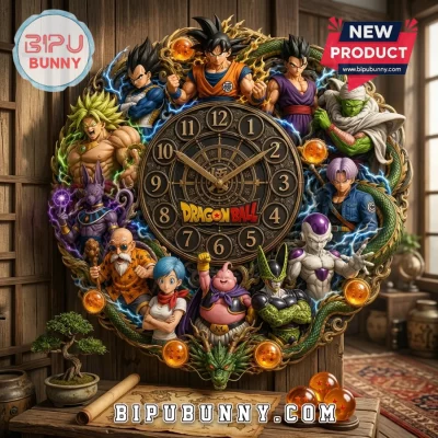 Dragon Ball Z Sculpted Character Wall Clock 2026