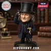 Ebenezer 2026 Limited Edition Sculpted Bobblehead featuring a man in a Victorian top hat, coat, and scarf holding a cane.