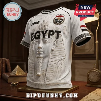Egypt National Team 2026 Pharaoh Relief Football T-Shirt