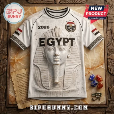Egypt National Team 2026 Pharaoh Relief Football T-Shirt