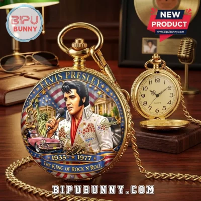 Elvis Presley Commemorative Gold Pocket Watch Elvis Presley Commemorative Gold Pocket Watch
