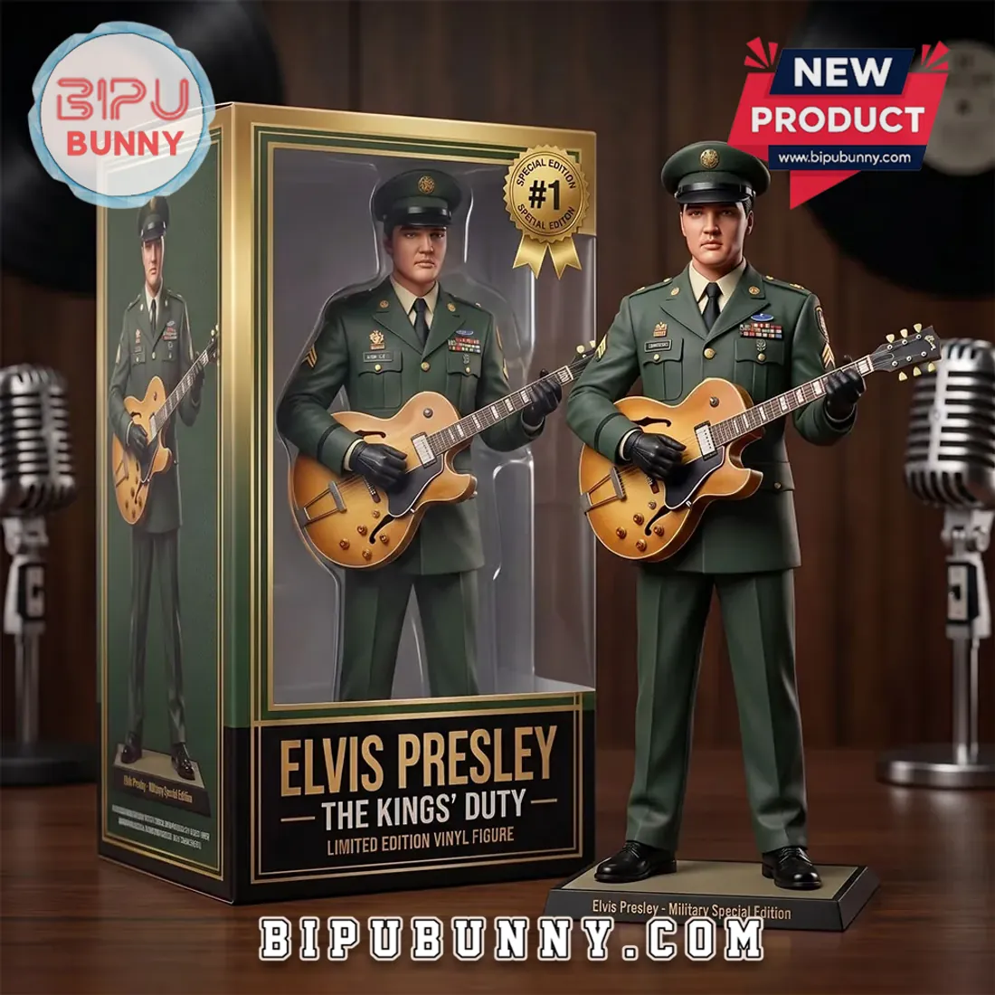Elvis Presley Military Limited Edition Vinyl Figure Elvis Presley Military Limited Edition Vinyl Figure