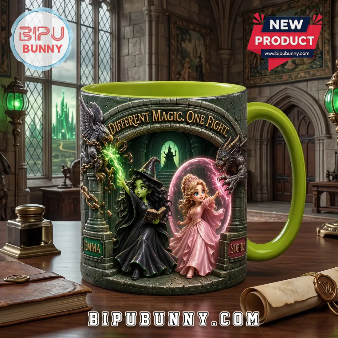 Enchanted Forest Witches Personalized Ceramic Mug Enchanted Forest Witches Personalized Ceramic Mug