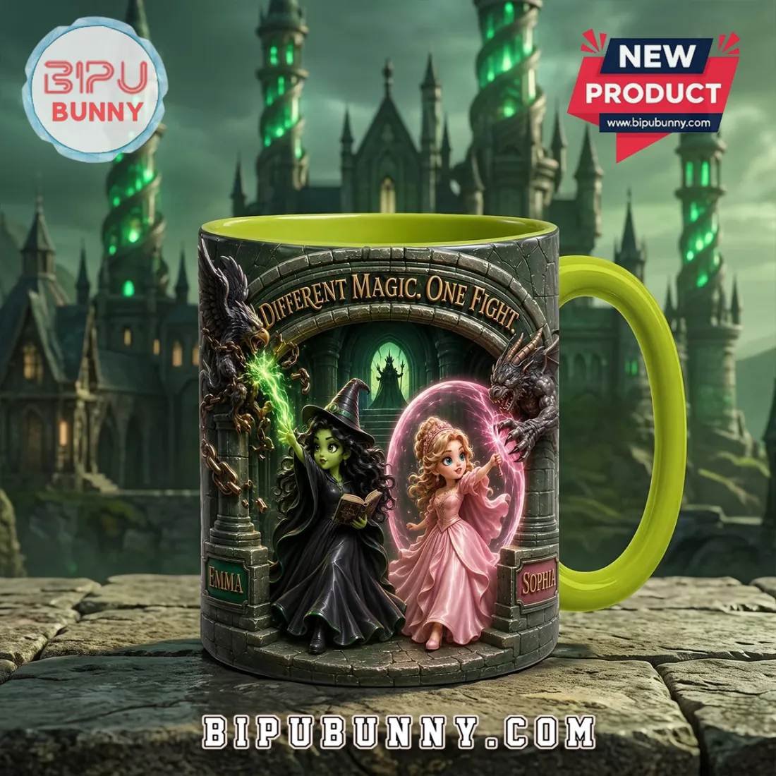 Enchanted Forest Witches Personalized Ceramic Mug Enchanted Forest Witches Personalized Ceramic Mug